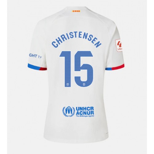 Maillot de foot Barcelona Andreas Christensen #15 Extérieur Femmes 2023-24 Manches Courte